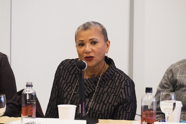 The Honorable Victoria Roberts 76, US District Court Judge, US District Court for the Eastern District of Michigan, moderated the panel.
