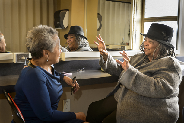 Professor Margaret Burnham, founder of the Civil Rights and Restorative Justice Project, with Toni Morrison.