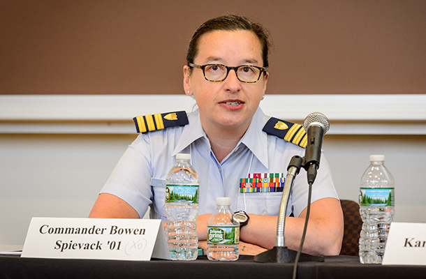 Commander Bowen Spievack 01, Executive Officer, United States Coast Guard Training Center Yorktown