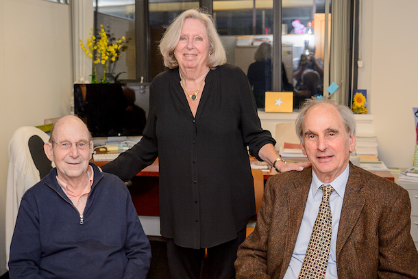 Professors Emeriti Steve Subrin, Judy Brown and Dan Givelber
