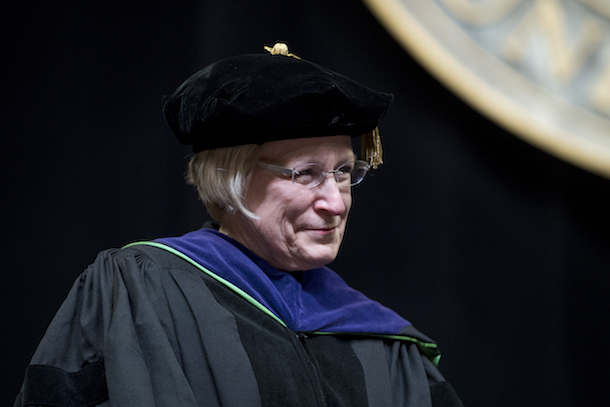Define success not only by how much you get, but how much you give, Judy Perry Martinez, president-elect of the American Bar Association, told graduates in her commencement address.