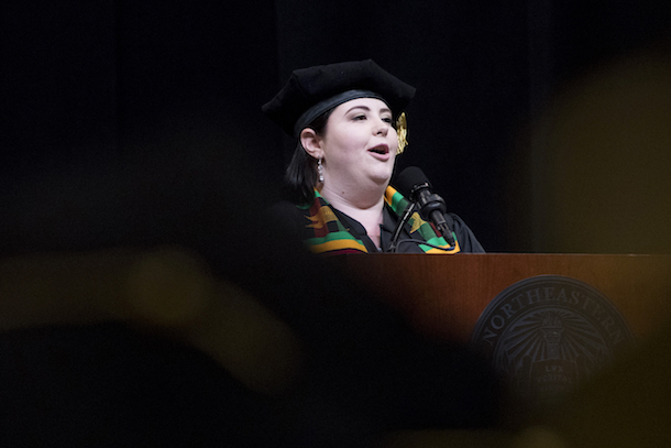 Everyone here at Northeastern University has had such a huge impact on me, and I can’t wait to see the impact they’ll have on the world,” said Emily Madden LLM ’19.
