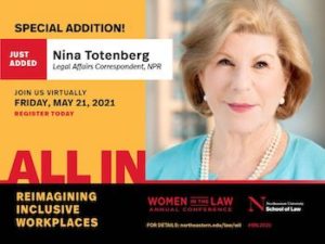 Nina Totenberg to Speak at #WIL2021