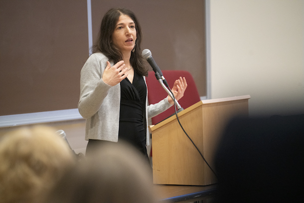 Professor Rachel Rosenbloom, co-director of Northeastern Law's Immigrant Justice Clinic