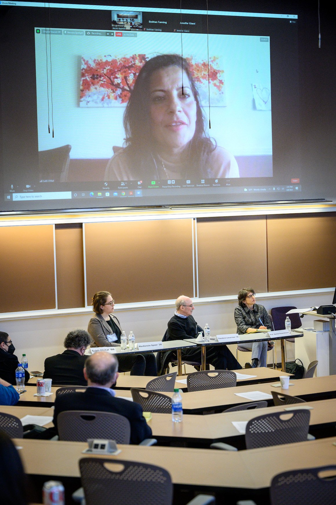 Sukti Dhital ’06, executive director of the Bernstein Institute for Human Rights at NYU School of Law, participated via Zoom in a panel on Teaching as a Tool of Progress