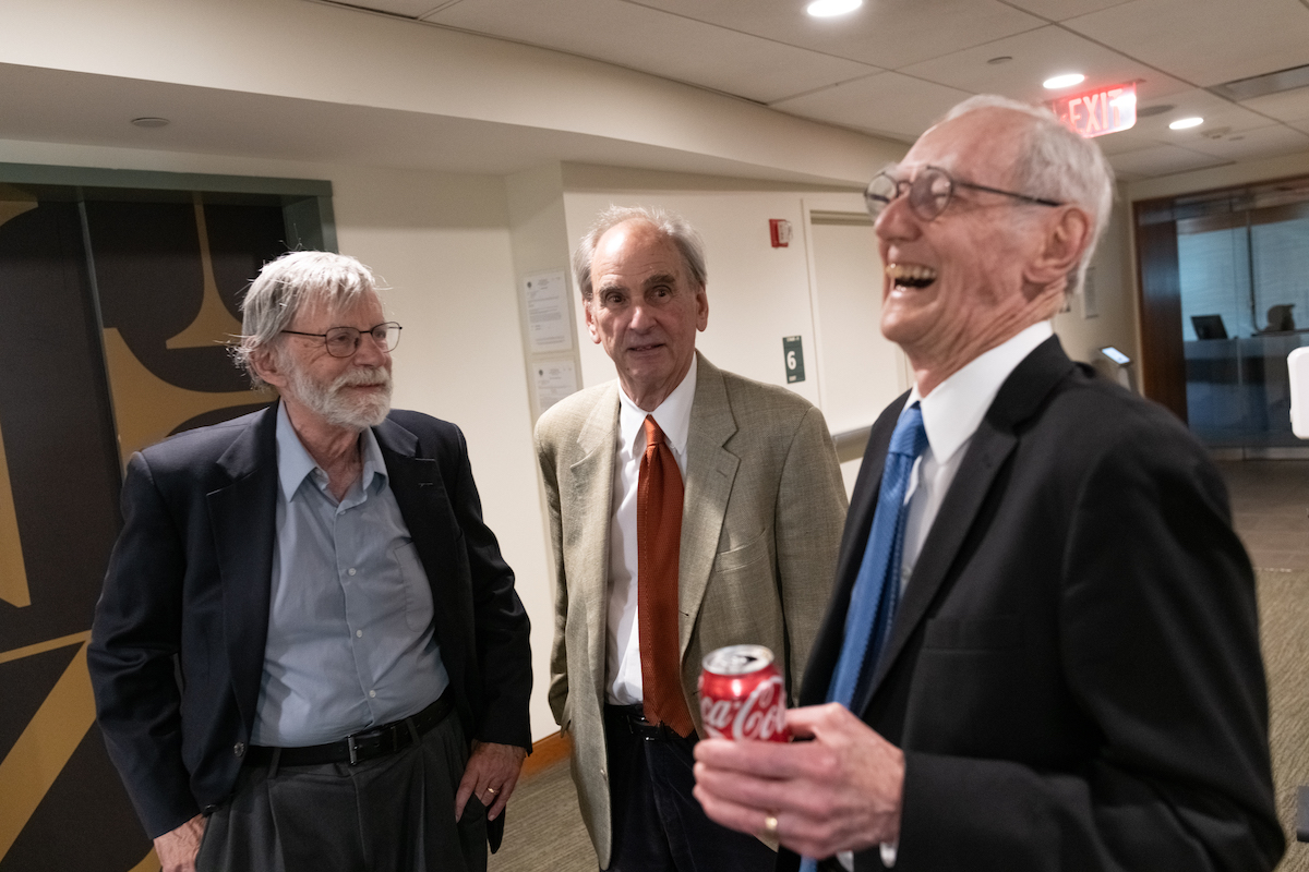 Left to right: Professors Dick Daynard, Dan Givelber and Jim Rowan