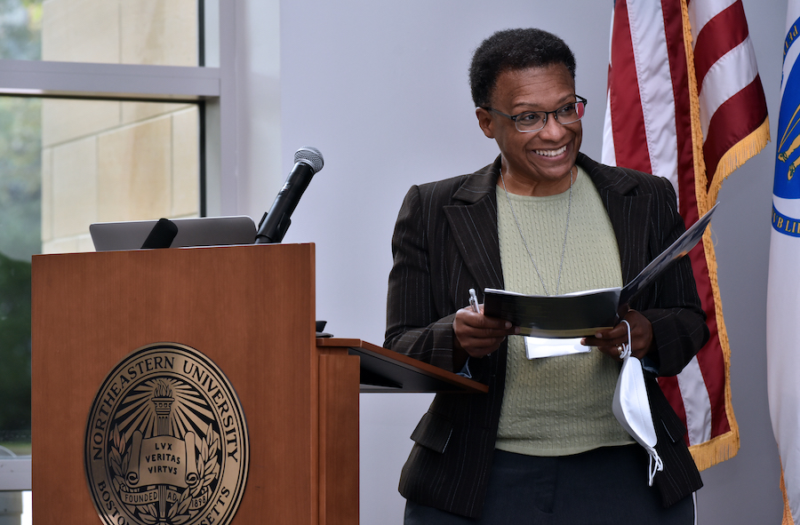 Gina Nortonsmith, CRRJ’s project archivist moderated a panel titled “Archival Collections and Restorative History”