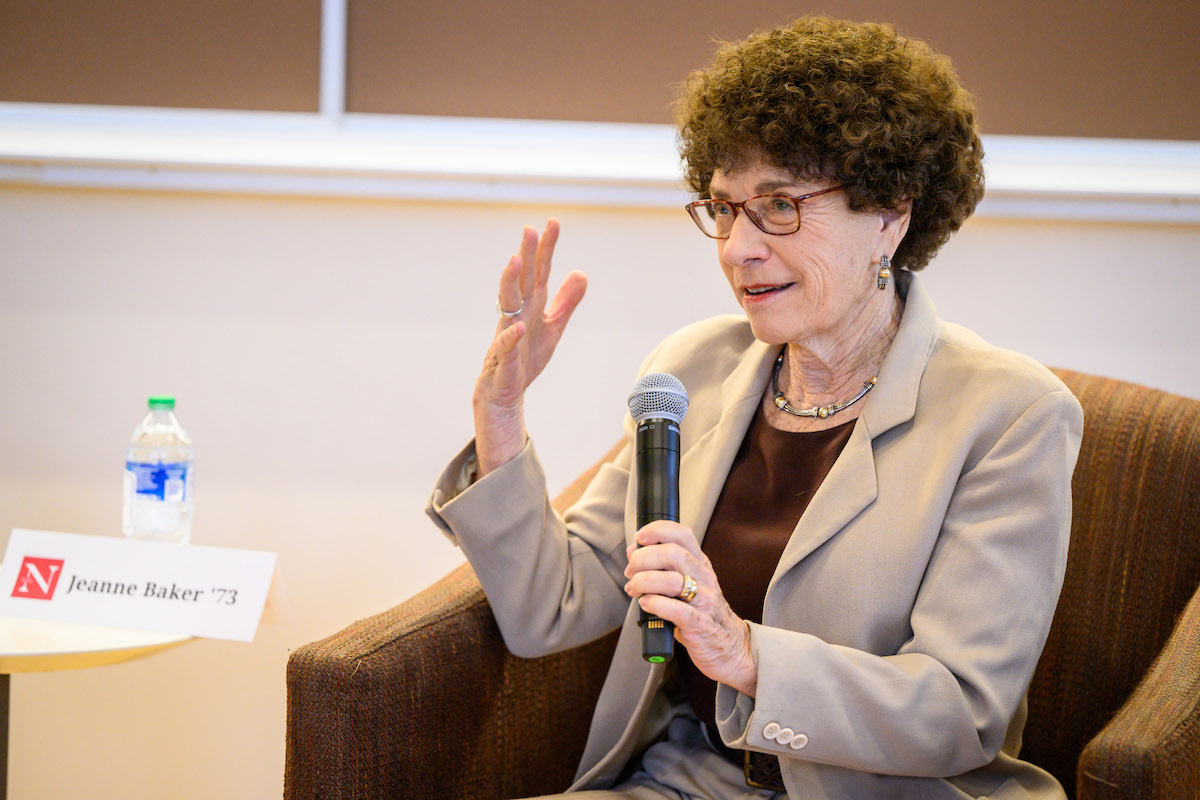 Jeanne Baker ’73, Veteran ACLU leader; retired from five decades of trial and appellate practice, including high-profile criminal defense, civil rights and mass products-liability cases.