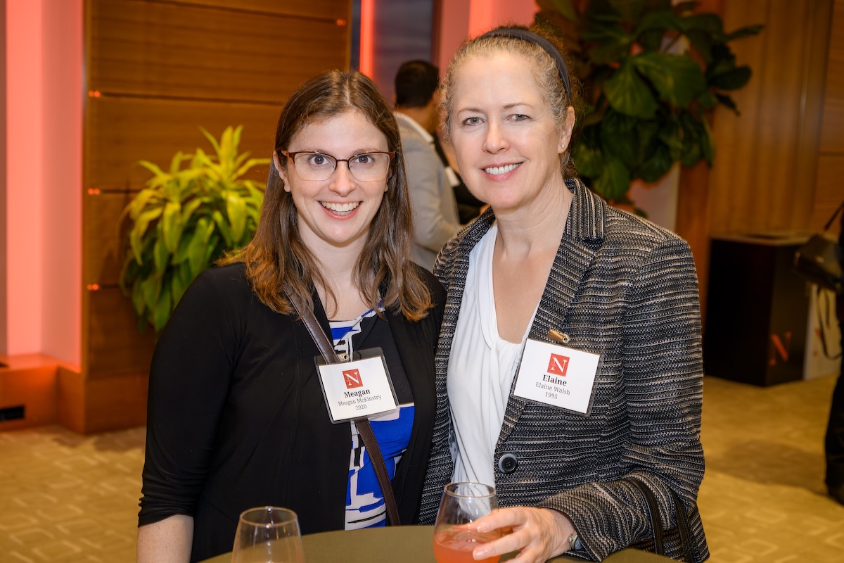 Meagan McKinstry’20 and Elaine Walsh ’95