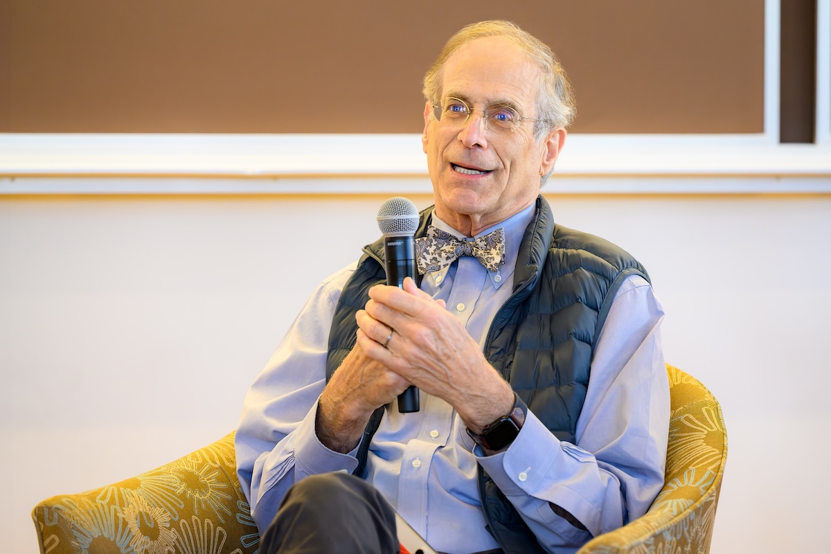 Jeff Lowenfels ’75, retired lawyer and award-winning organic gardening author and podcaster