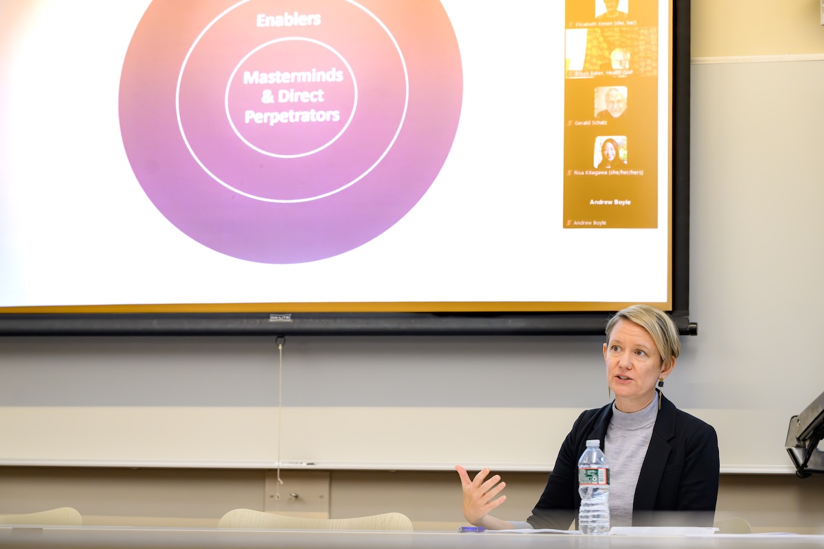 Rebecca Hamilton, professor of law at American University Washington College of Law