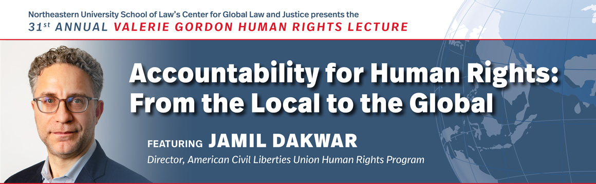Valerie Gordon Human Rights Lecture