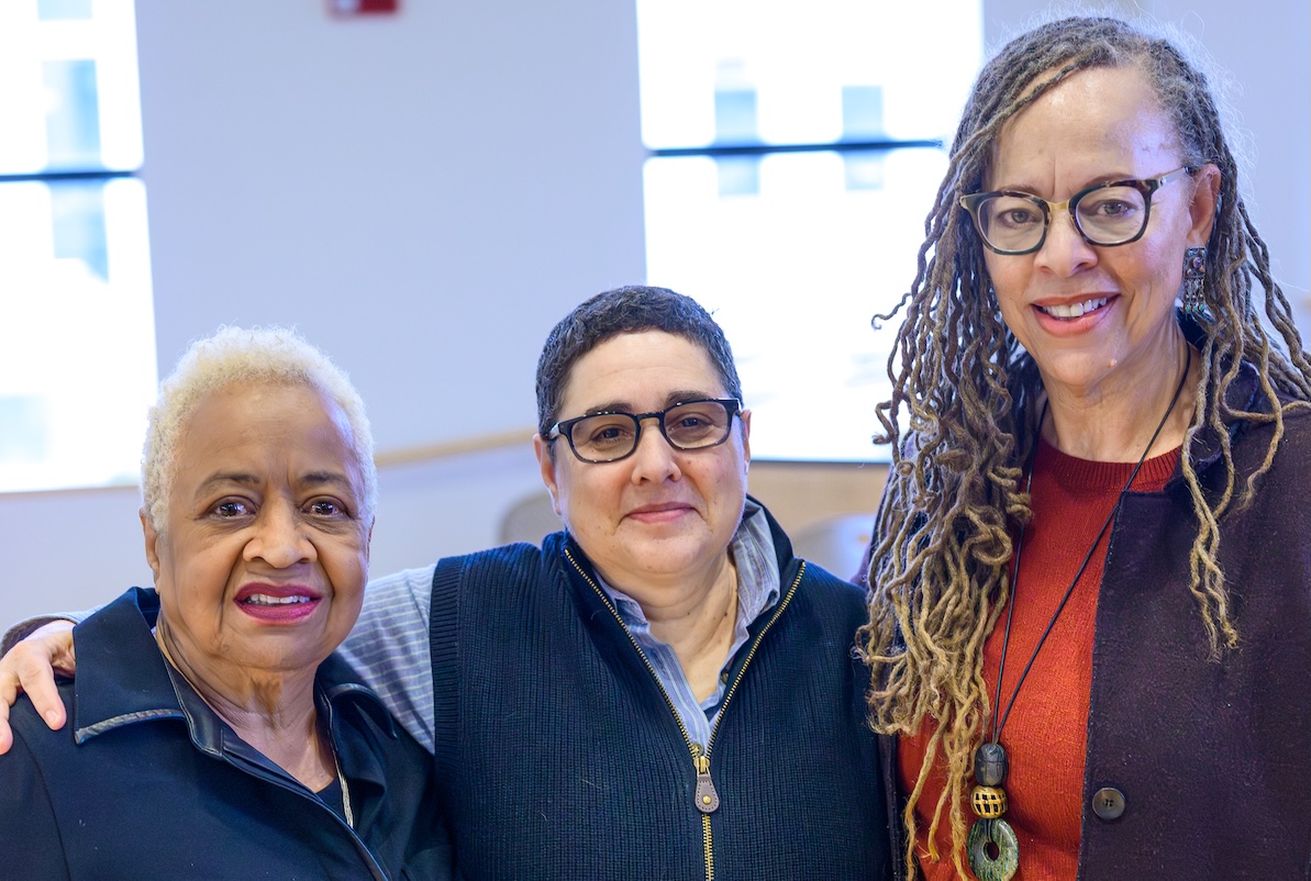Left to right: Margaret Burnham, Libby Adler and Cheryl Harris